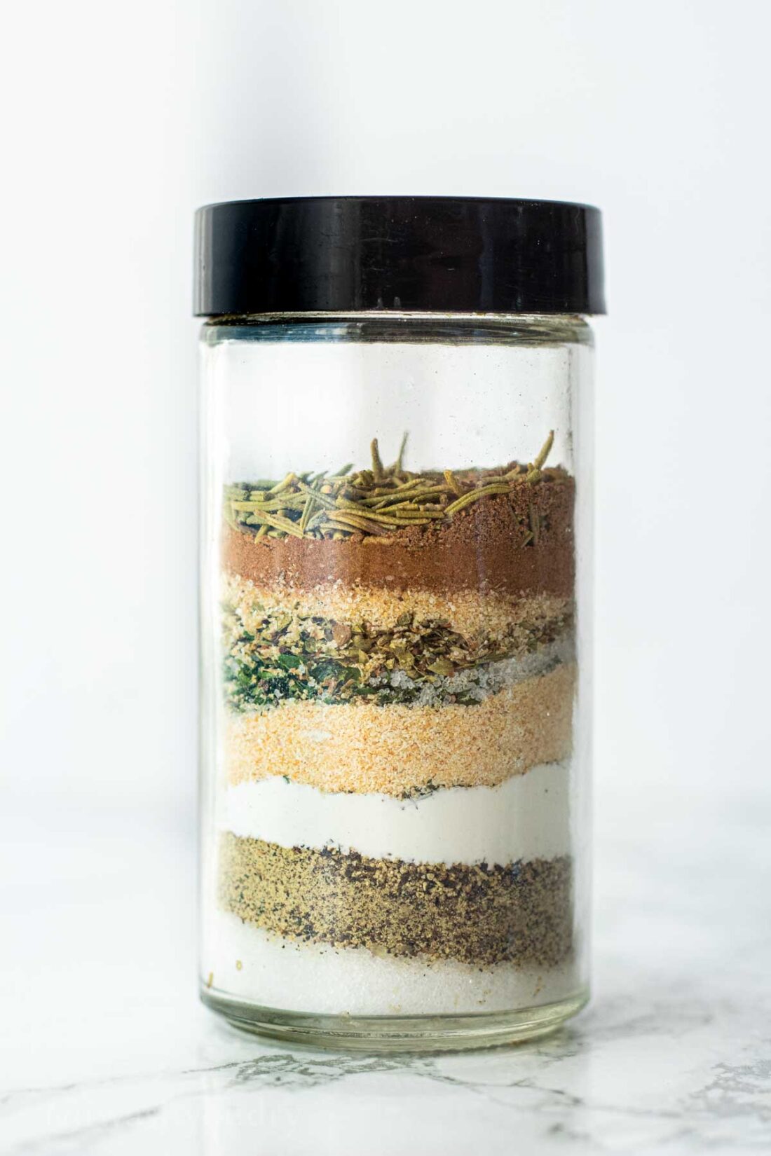 Greek Spice mix in a jar. 
