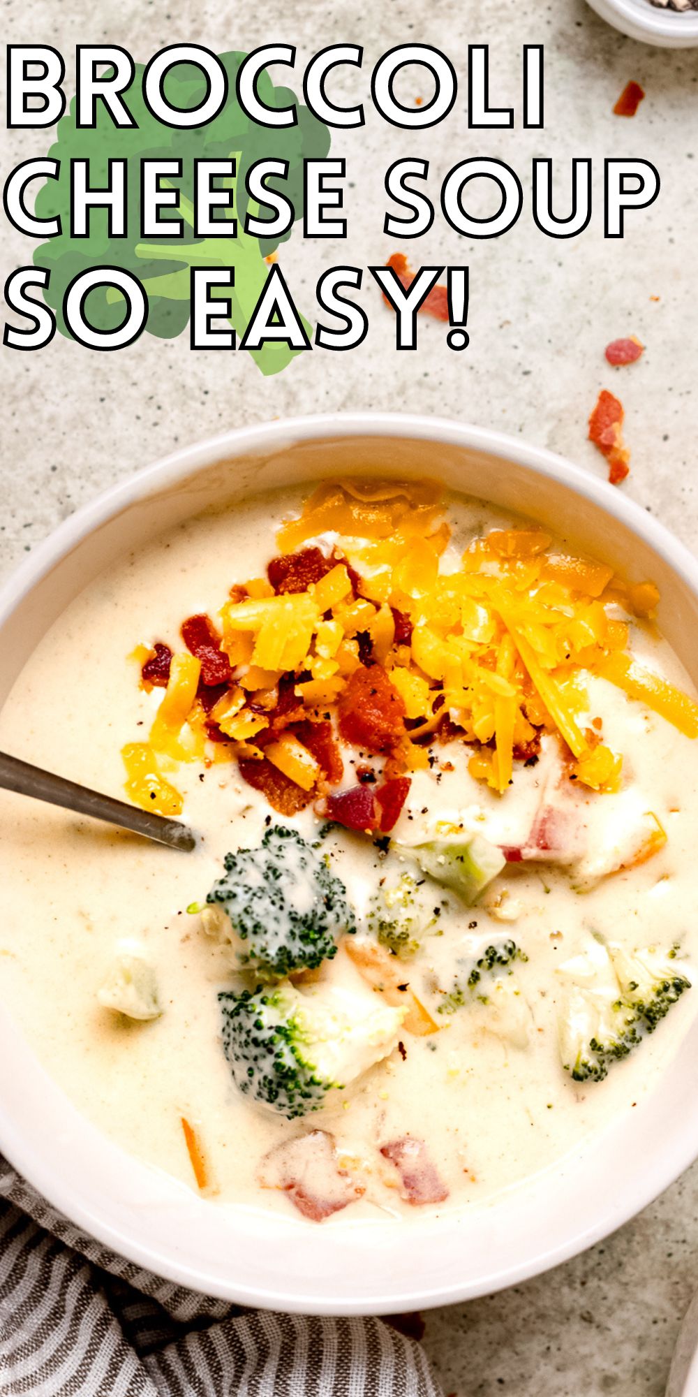 Loaded Broccoli Cheese Soup Recipe - I Wash You Dry