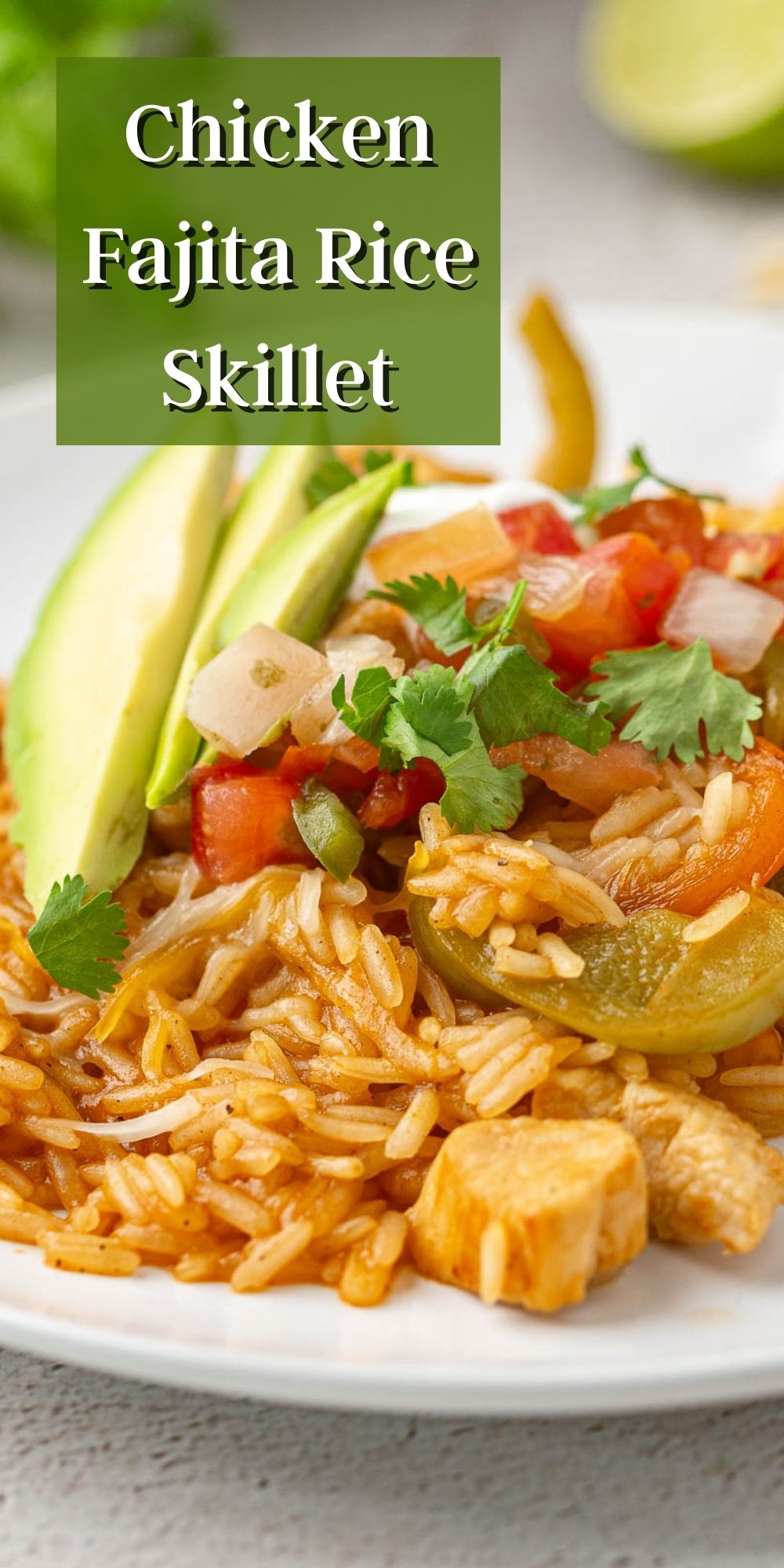 Chicken Fajita Rice Skillet I Wash You Dry