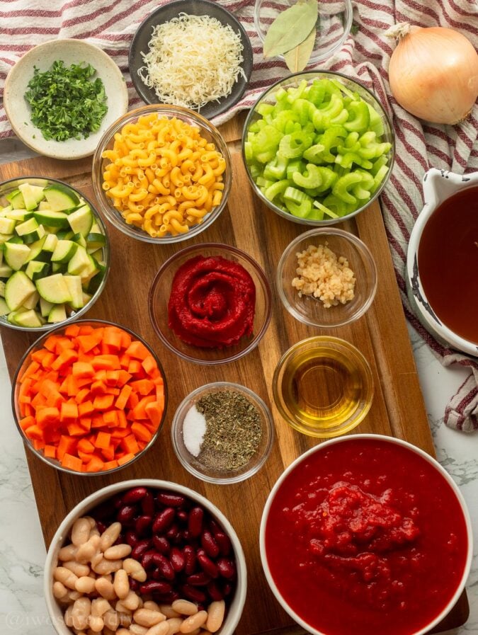 Minestrone Soup Recipe - I Wash You Dry