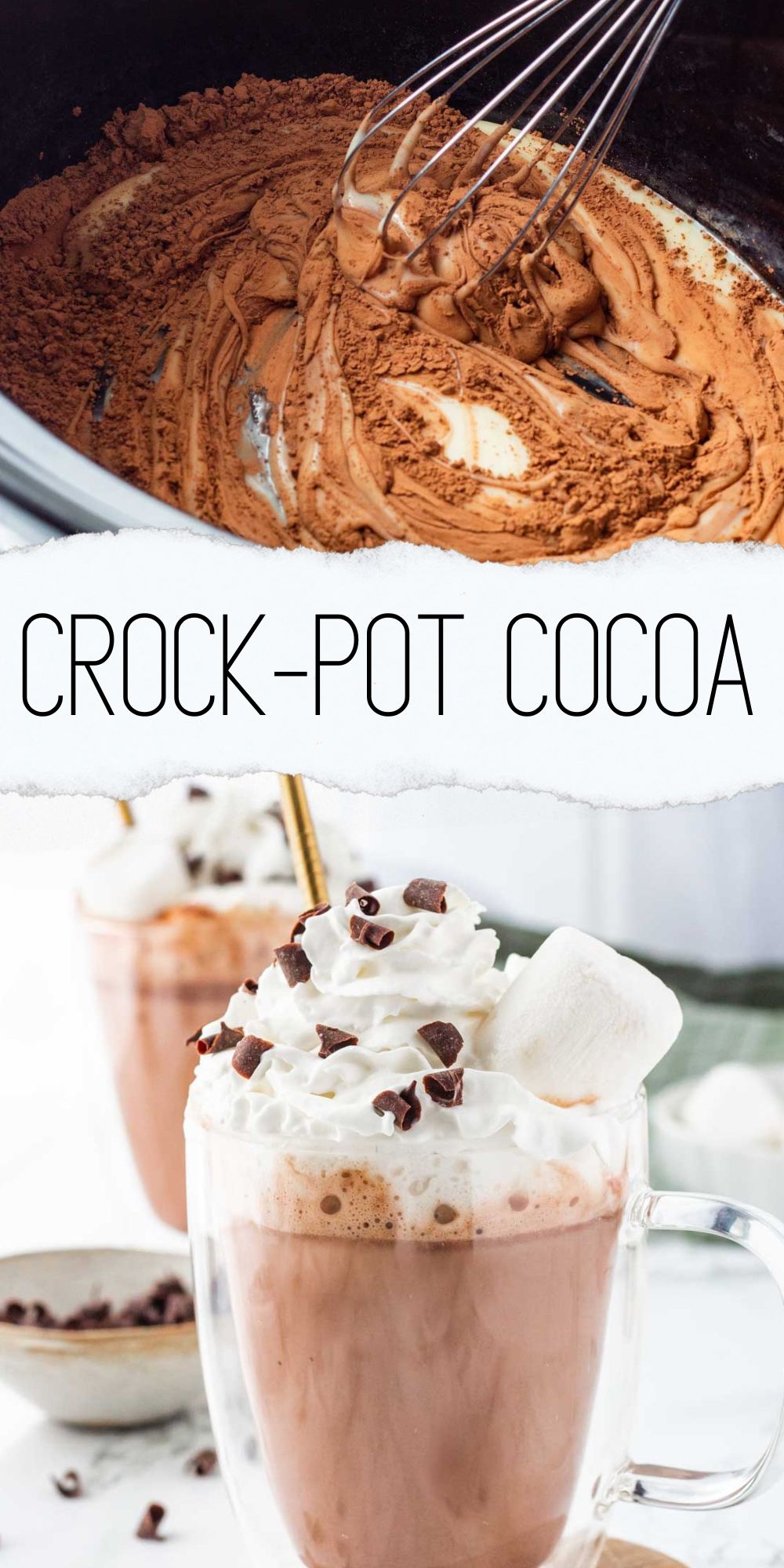 Slow Cooker Hot Chocolate I Wash You Dry