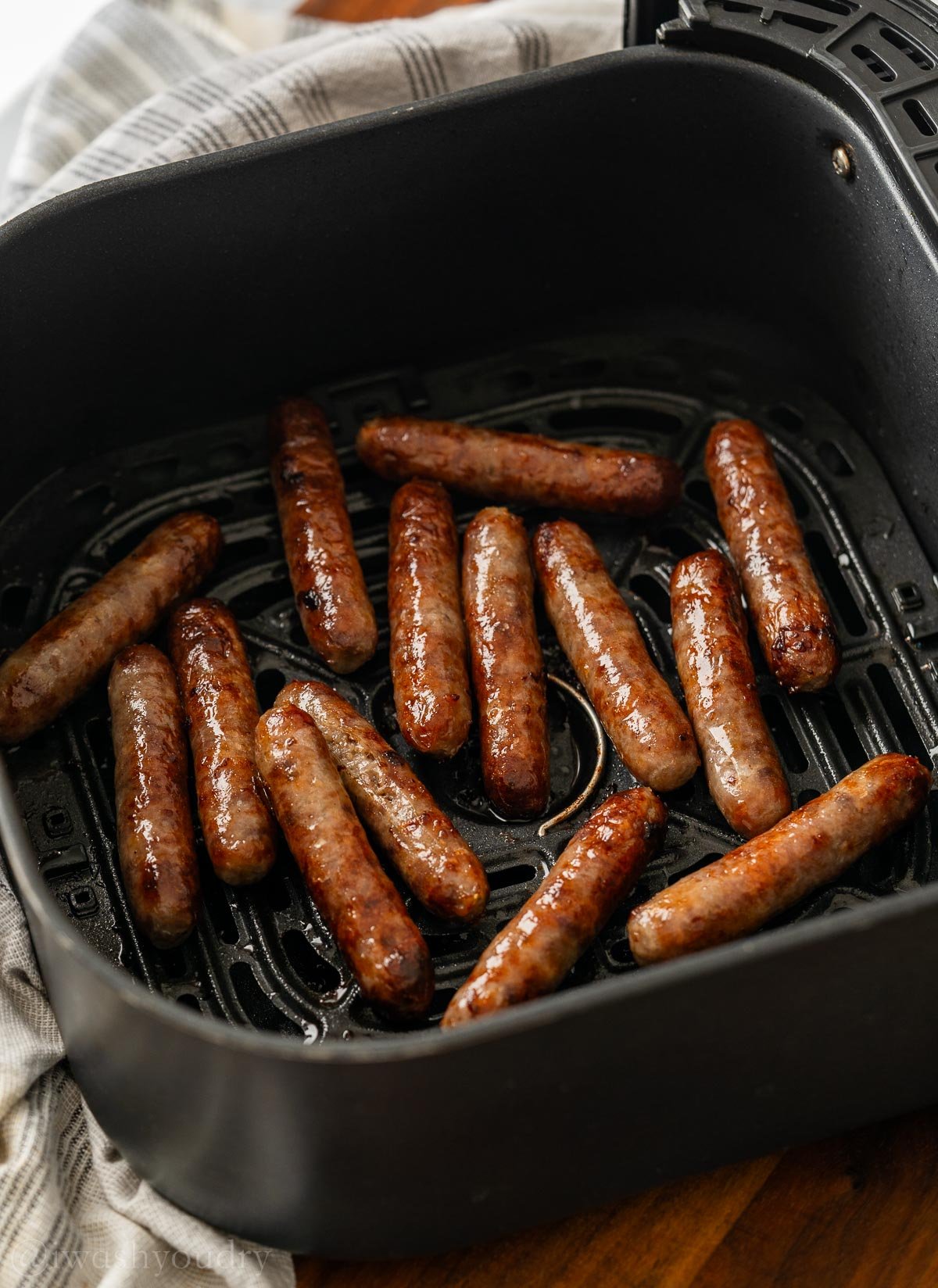 Air Fryer Sausage - I Wash You Dry