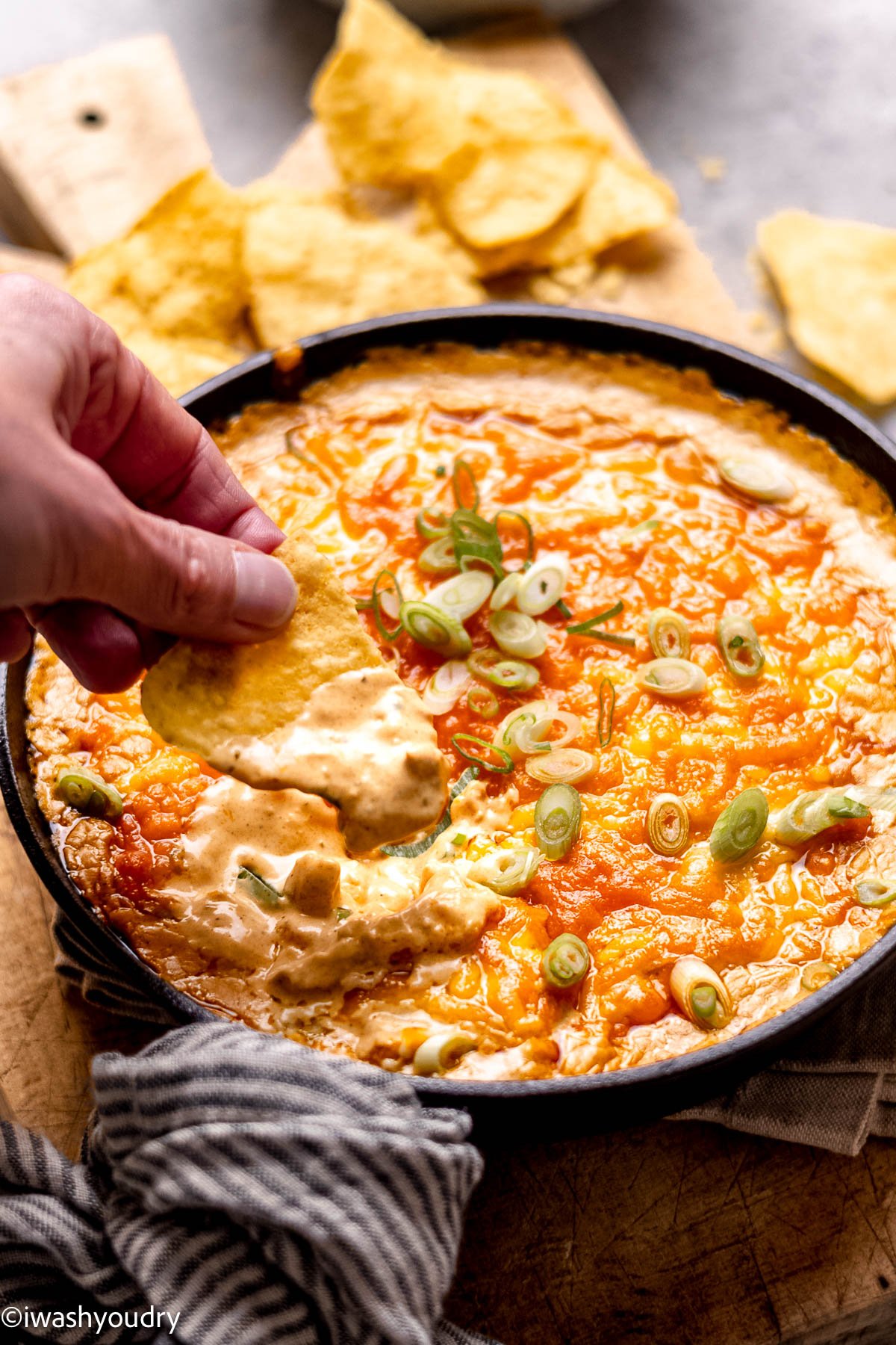 Buffalo Chicken Dip - I Wash You Dry