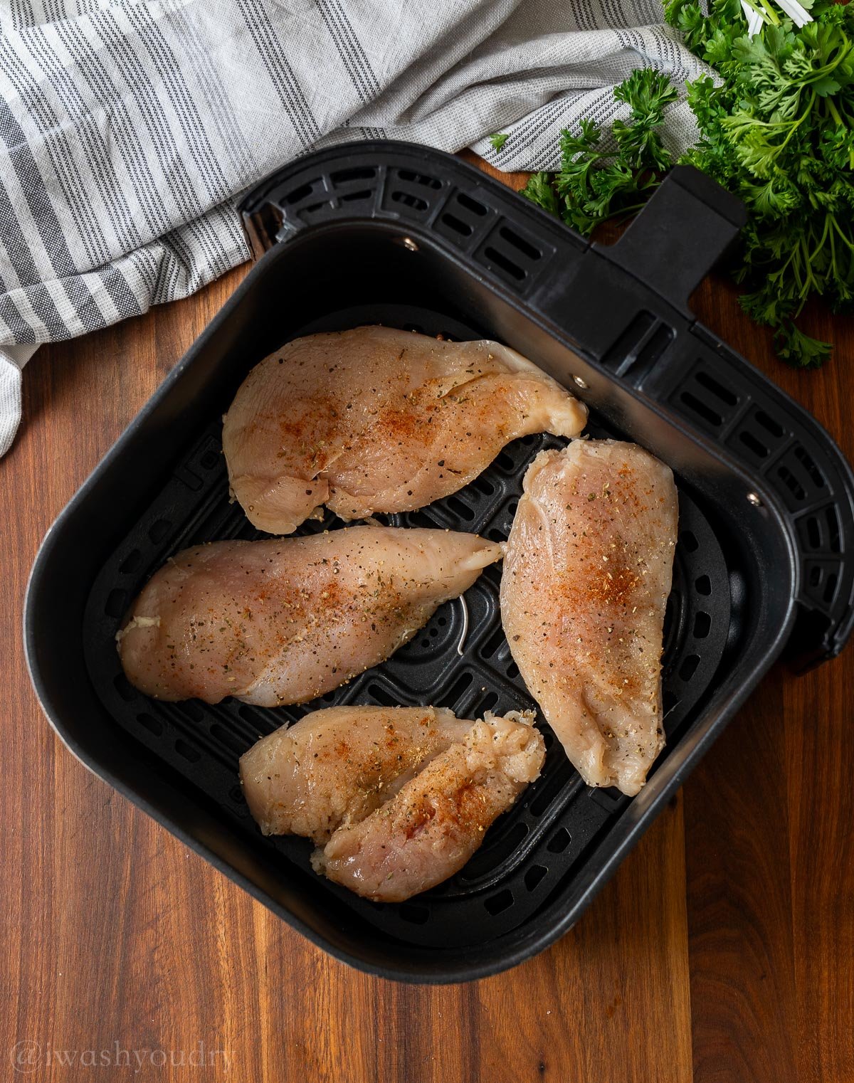 Air Fryer Chicken Breasts - I Wash You Dry