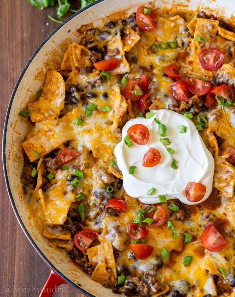 15 Minute Ground Beef Enchilada Casserole