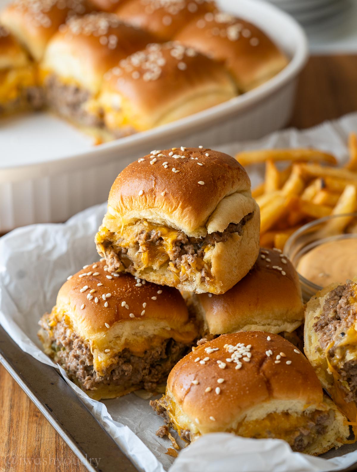 Party Cheeseburger Sliders Recipe-image