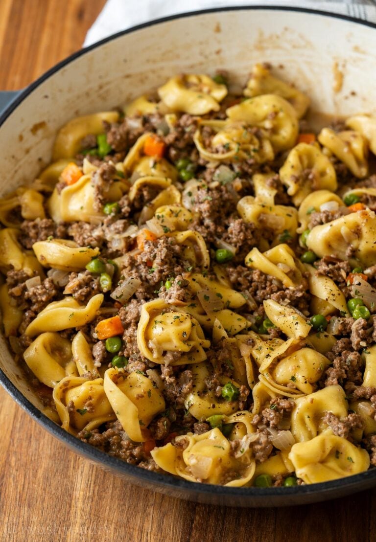 French Onion Beef and Tortellini