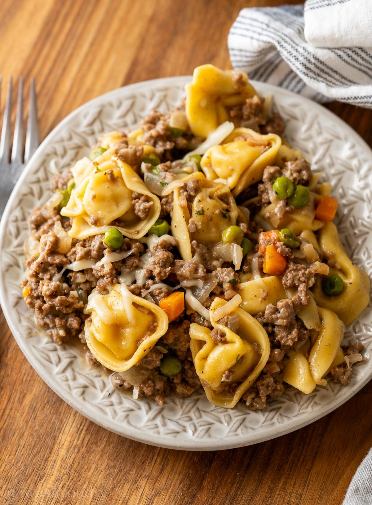 French Onion Beef and Tortellini Recipe-image