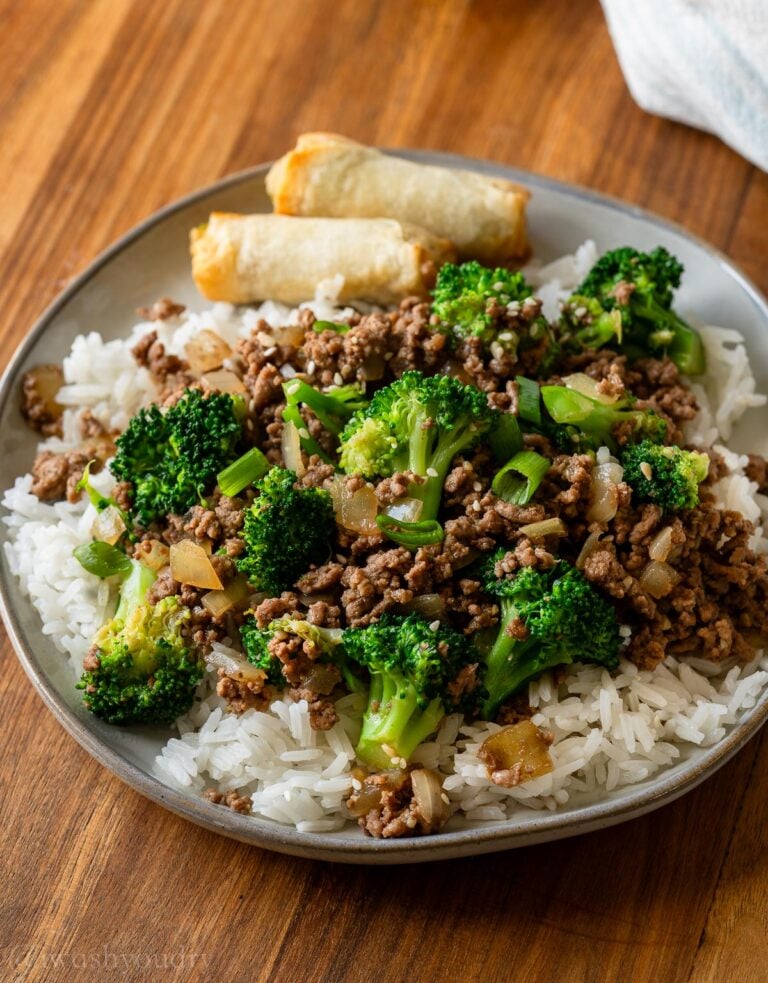 Ground Beef and Broccoli