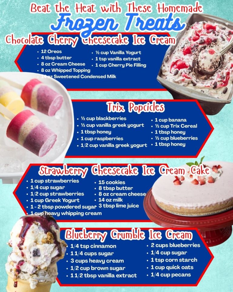 Homemade Summer Desserts