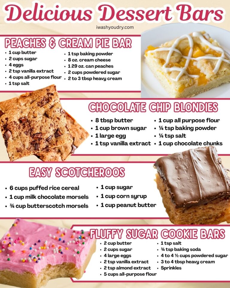 Delicious Dessert Bars