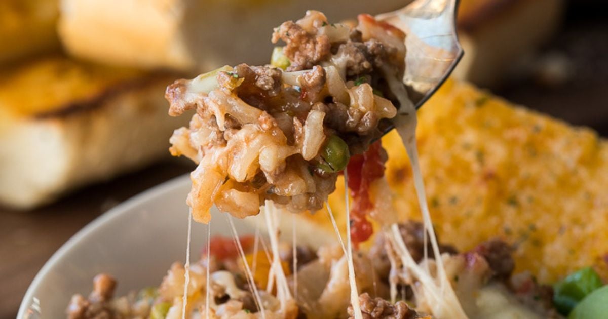 Italian Beef and Rice Skillet - I Wash You Dry