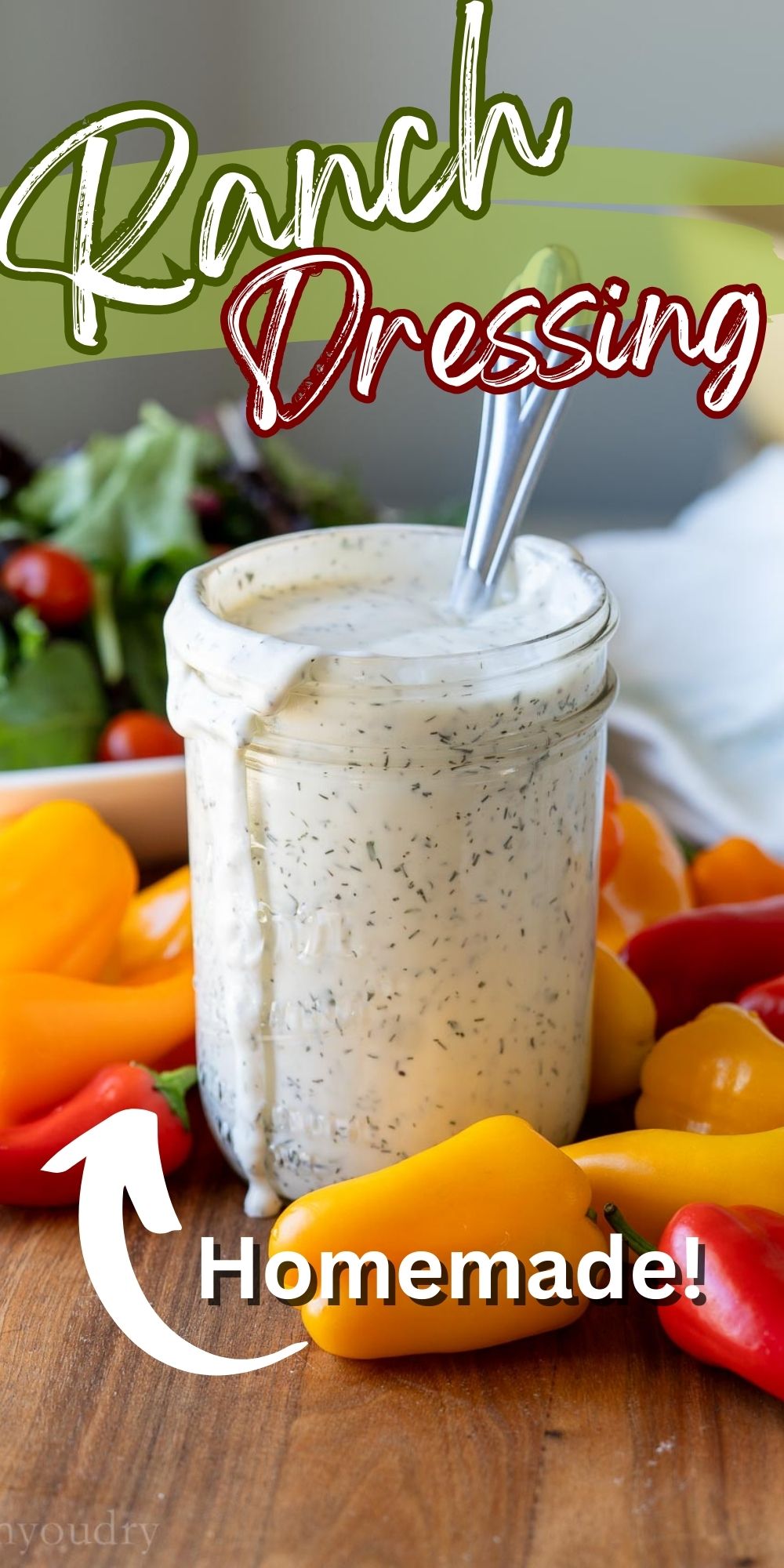 Homemade Ranch Dressing - I Wash You Dry