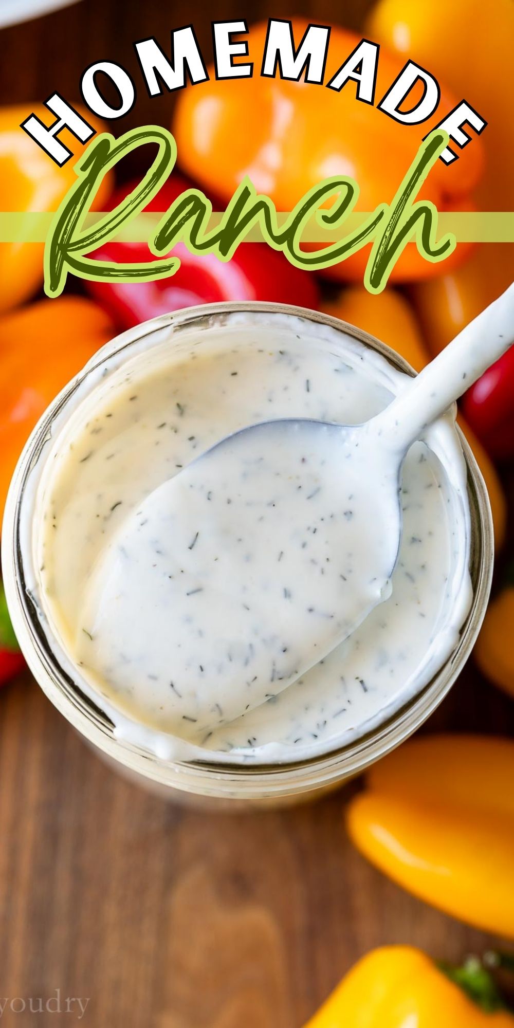 Homemade Ranch Dressing - I Wash You Dry