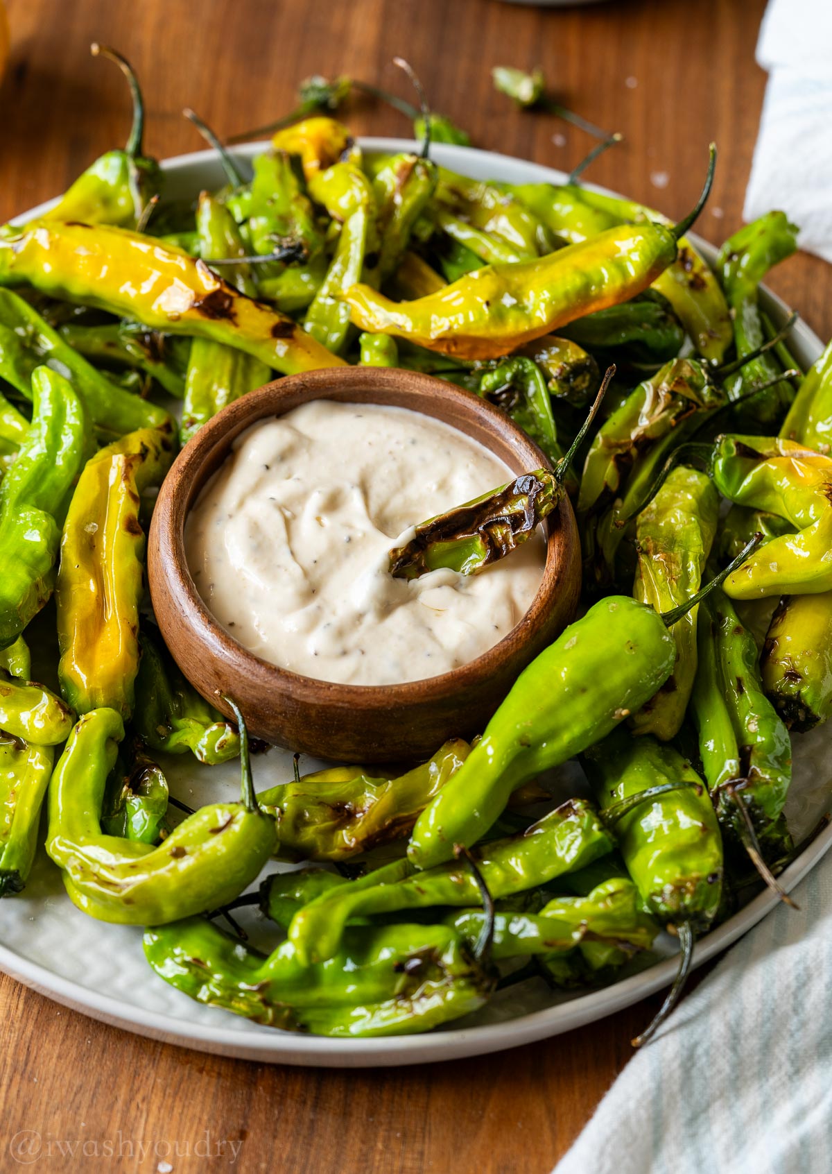 Shishito Peppers with Garlic Aioli-image