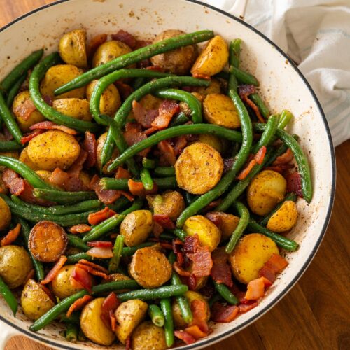 Country Ranch Potatoes with Green Beans Recipe Country Ranch Potatoes with Green Beans Recipe